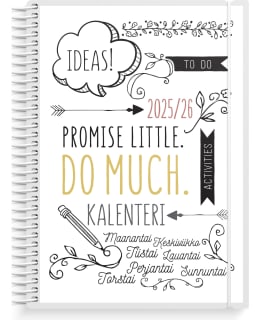 BURDE SCRIBBLE A5 25-26 KALENTERI Main Image