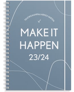 Burde Make It Happen sininen 2023-2024 lukuvuosikalenteri Main Image