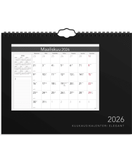 BURDE ELEGANT 2026 KUUKAUSIKALENTERI Main Image