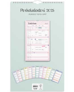 BURDE PASTELLI 2025 PERHEKALENTERI Main Image