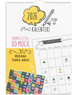 BURDE SCRIBBLE 2026 SEINÄKALENTERI Main Image