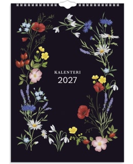 BURDE KUKKA SEINÄKALENTERI 2027 Main Image