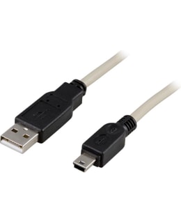 DELTACO USB-24 USB-KAAPELI A->MINI B 1M Main Image