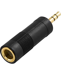 DELTACO AD-2 ÄÄNISOVITIN 6 3MM NAARAS 3 Main Image