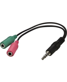 DELTACO 0.1M KUULOKESOVITIN ÄLYPUHELIMIL Main Image