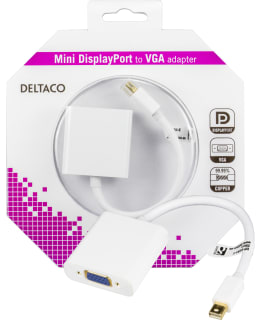 DELTACO DP-VGA4-K MINI DISPLAYPORT VGA-S Main Image