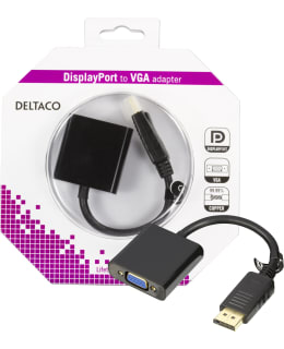DELTACO DP-VGA7-K DISPLAYPORT VGA-SOVITI Main Image