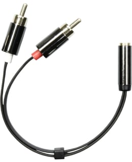 DELTACO AUD-204 3 5MM NA 2XRCA UR 0 1M M Main Image