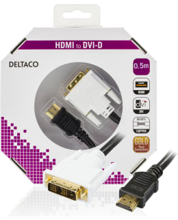 DELTACO HDMI-113-K HDMI U DVI-D SINGLE L Main Image