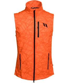 BACK ON TRACK RAY L/ORANGE MENS VEST Main Image