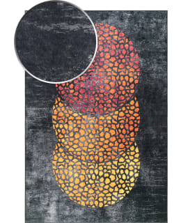 KM RAVEN MOSAIK 200X290 MUSTA MATTO Main Image