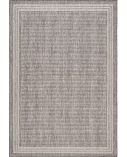KM MADRID FRAME 80X240 DARK LINEN CARPET Main Image