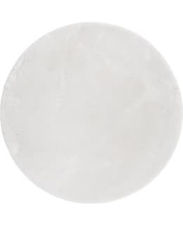 KMCARPETS COZY 120 CM WHITE CARPET Main Image