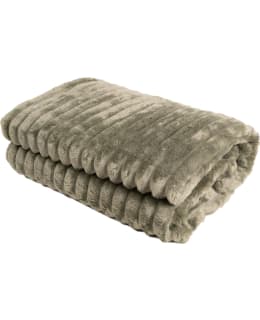 KMC STRIPE 130X170 GREEN THROW Main Image