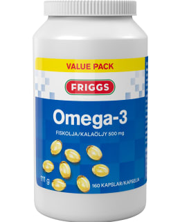 FRIGGS OMEGA-3 KALAÖLJY 160KAPS SÄÄSTÖP Main Image