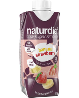 Natural diet Banana Strawberry 330 ml VLCD smoothie Main Image