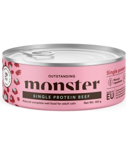 MONSTER CAT AD SINGLE PROT BEEF CAN 100G Main Image