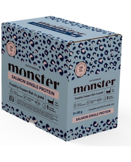 MONSTER CAT POUCHES ADULT SALMON 8X85G Main Image