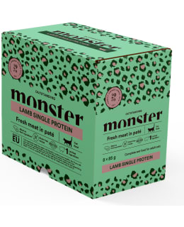 MONSTER CAT POUCHES ADULT LAMB 8X85G Main Image