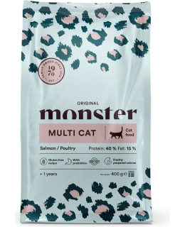 MONSTER CAT ORIGINAL SALMON/POULTRY 400G Main Image