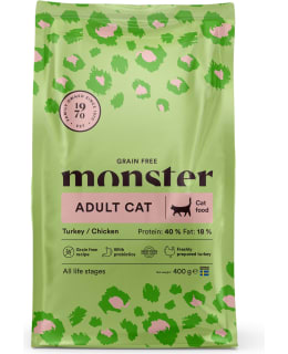 MONSTER CAT GF ADULT TURKEY/CHICKEN 400G Main Image