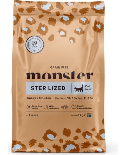 MONSTER CAT GF STER. TURKEY/CHICKEN 2KG Main Image