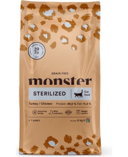 MONSTER CAT GF STER. TURKEY/CHICKEN 6KG Main Image