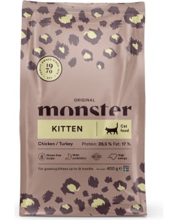 MONSTER CAT ORIG KITTEN CHIC/TURKEY 400G Main Image