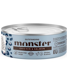 MONSTER CAT ADUL CHICKEN/SALMON CAN 100G Main Image