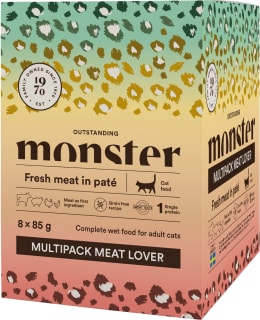 Monster Cat Pouches Multipack 85g 8pak Main Image