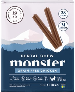 MONSTER DENTAL CHEW M CHICKEN 28 PCS Main Image