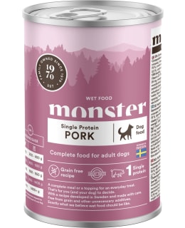 MONSTER DOG ADULT SINGLE PROT. PORK 400G Main Image