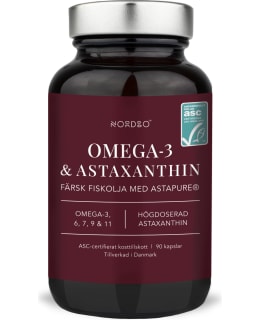 NORDBO OMEGA-3 & ASTAXA 90 KAPS RAV.LISÄ Main Image