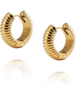 MOCKBERG MO228 RIBBED M EARRINGS Main Image