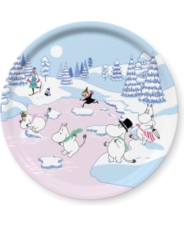 OPTODESIGN MUUMI TALVI PYÖREÄ TARJOTIN Main Image