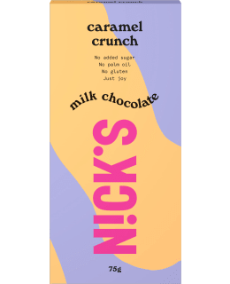NICK'S MILK CHOCO CARAMEL CRUNC 75G LEVY Main Image