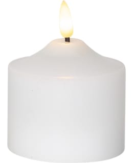 STAR FLAMME 9,5CM VALKOINEN LED KYNTTILÄ Main Image