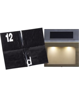 STAR WALLY 20CM SOLAR CELL NUMBER LAMP Main Image