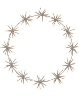STAR FLOWER RING 50CM LIGHT DECORATION Main Image