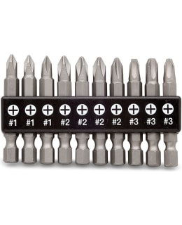 ETC 989555 SCREWDRIVER BIT SET 10-PIECE Main Image
