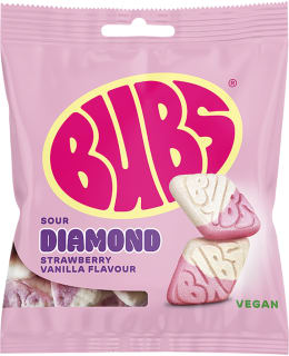 BUBS STRAWBERRY VANILLA 155G MAKEINEN Main Image