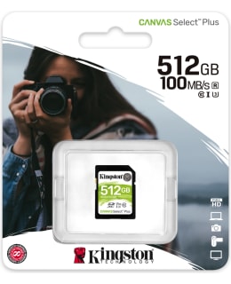 KINGSTON CANVAS SELECT+ 512GB SDXC Main Image