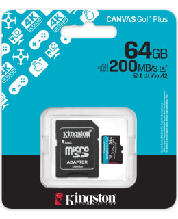 KINGSTON CANVAS GO+ GEN4 64GB MICROSDXC Main Image