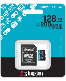 KINGSTON CANVAS GO+ GEN4 128GB MICROSDXC Main Image