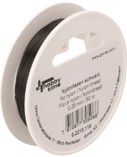 GLOREX 50M/0,25MM MUSTA NYLONLANKA Main Image