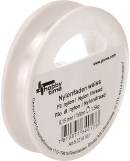 GLOREX 100M/0,15MM VALKOINEN NYLONLANKA Main Image