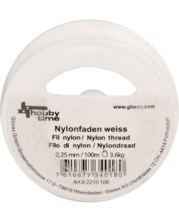 GLOREX 100M/0,25MM VALKOINEN NYLONLANKA Main Image