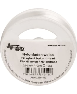 GLOREX 100M/0,50MM VALKOINEN NYLONLANKA Main Image