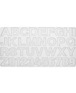 GLOREX KIRJAIMET+NUMEROT SILIKONIMUOTTI Main Image