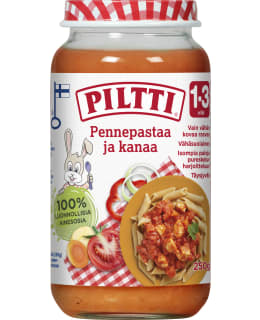 Piltti 250g Pennepastaa ja kanaa lastenateria 1-3v Main Image